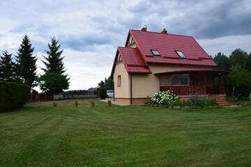 Фото номера Двухместный номер с 1 кроватью, вид на сад Фермерские дома Agroturystyka RANCZO na Mazurach г. Нидзица 21